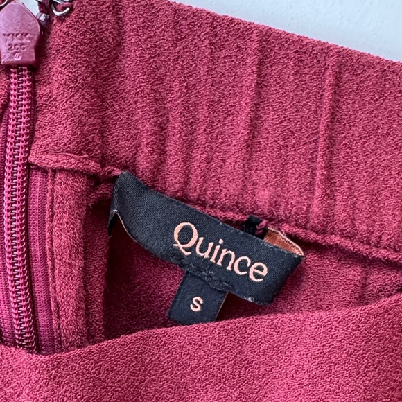 Quince Burgundy Maxi Skirt - Picture 6 of 6